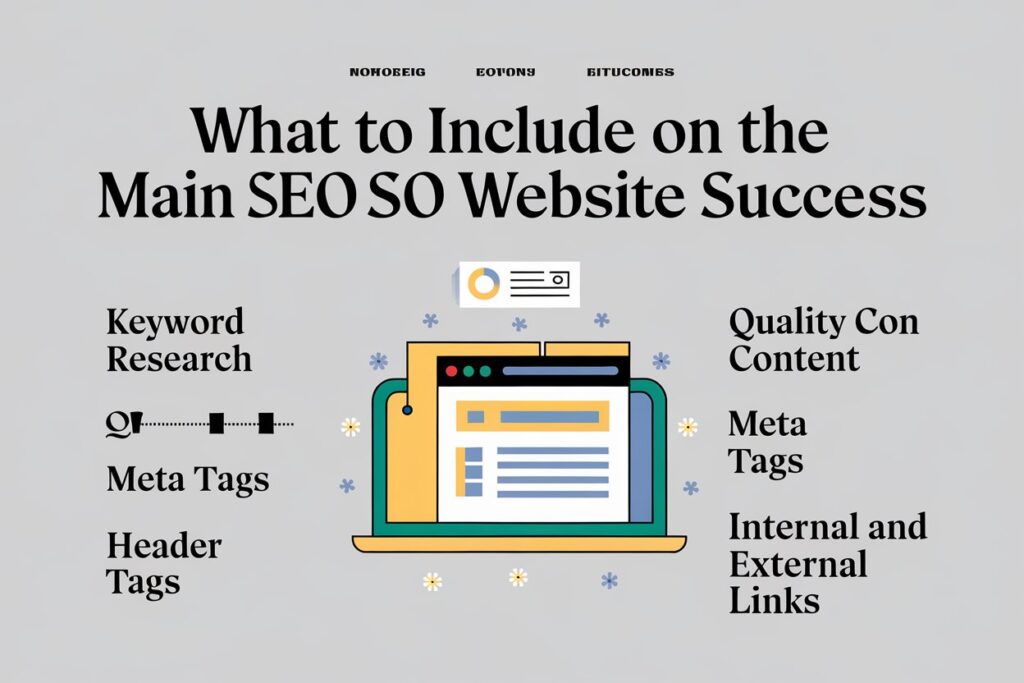 What to Include on the Main Service Page for SEO Website Success