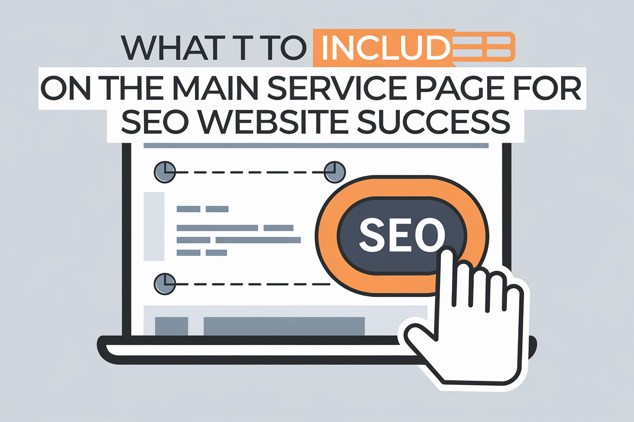 What to Include on the Main Service Page for SEO Website Success